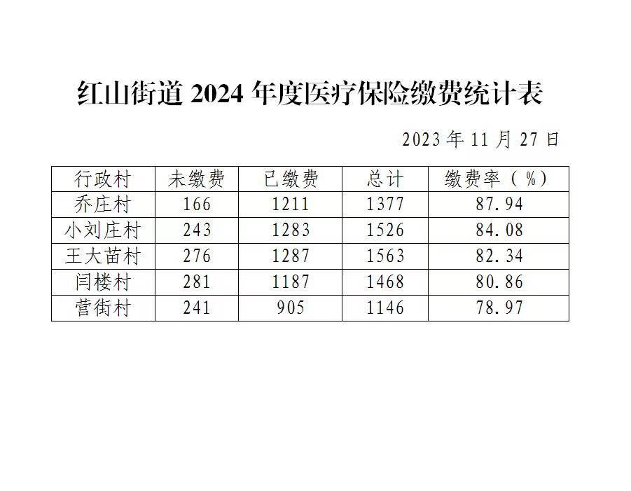 红山街道2024年度医疗保险缴费统计表.jpg